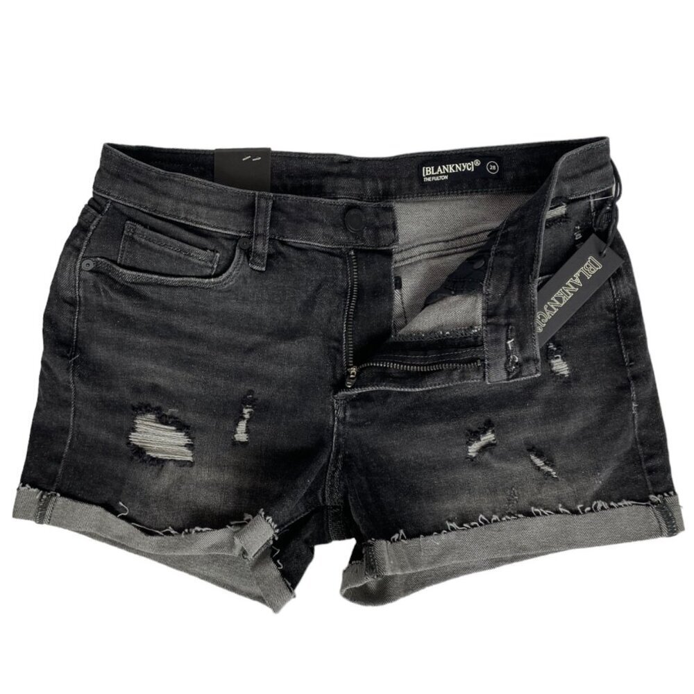 BlankNYC The Fulton Roll Up Shorts - Picture 3 of 13